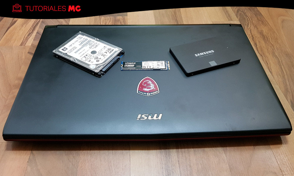reemplazar un disco duro por una SSD