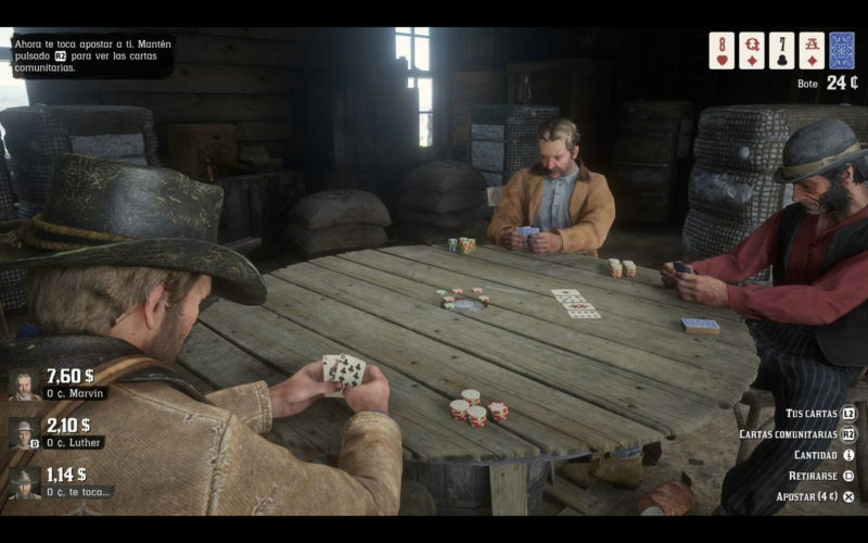 Red Dead Redemprion 2 Póker