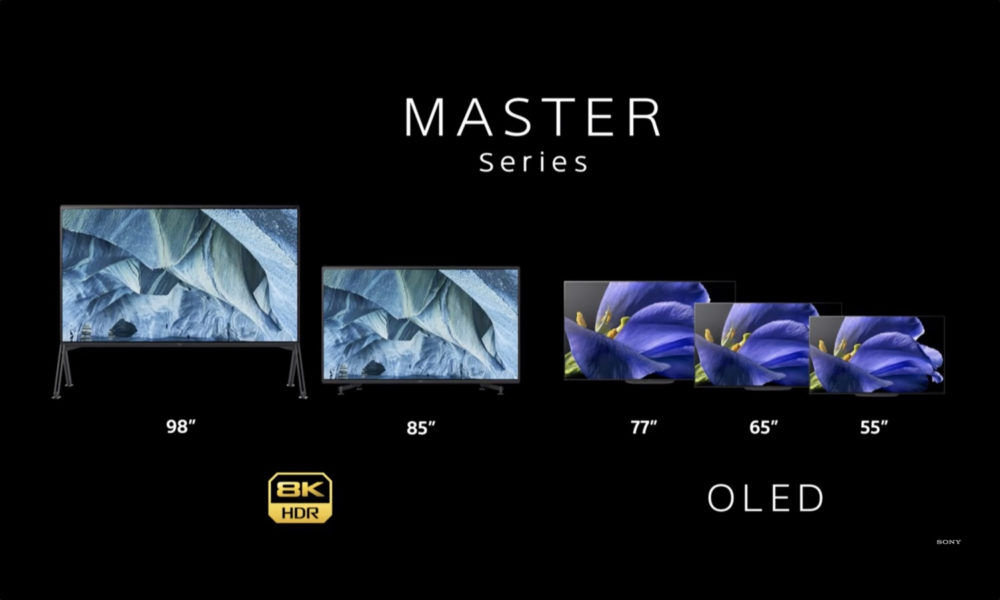 Sony TV Master Series 8K 4K