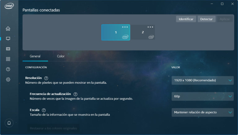 Centro De Comando De Gráficos Intel