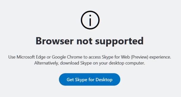 Skype para web