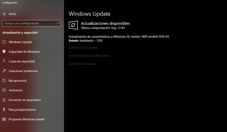 Windows 10 October 2018 Update empieza a llegar a todos los usuarios 29