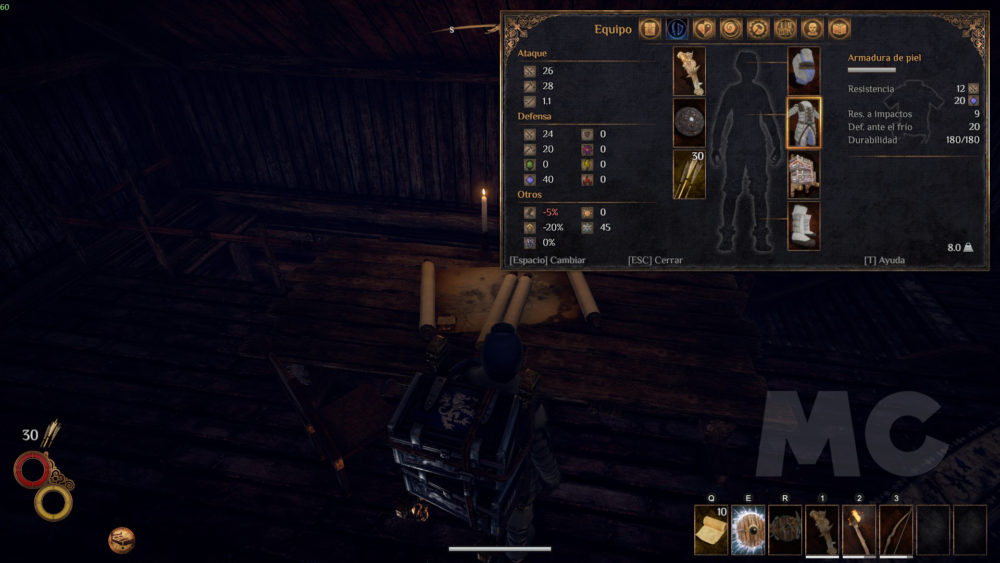 Análisis Outward PC Stats