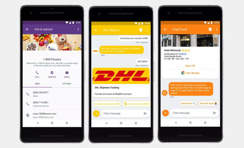 Google RCS Mensajería