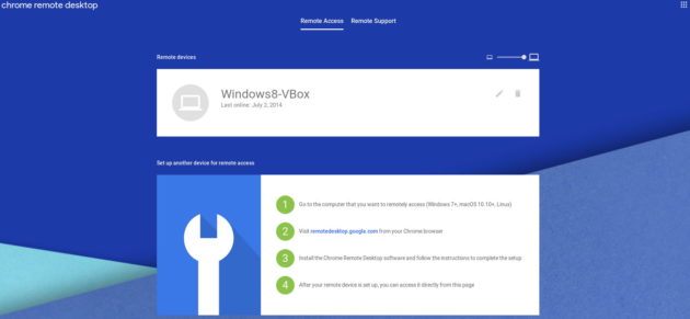 Chrome Remote Desktop