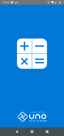 Uno Calculator (calculadora de Windows portada a Android)