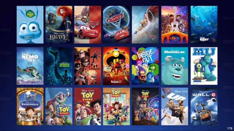 Disney+ películas Pixar