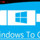 Windows To Go