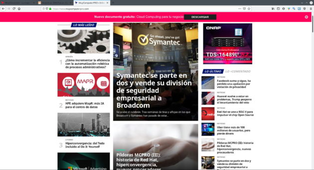Fuentes de MuyComputerPRO cargadas incorrectamente en Firefox para Linux