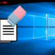 borrar ficheros de Windows 10