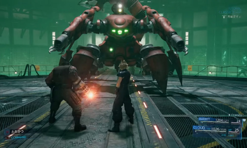 Final Fantasy VII Remake combates por turnos