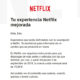 Netflix subida de precios