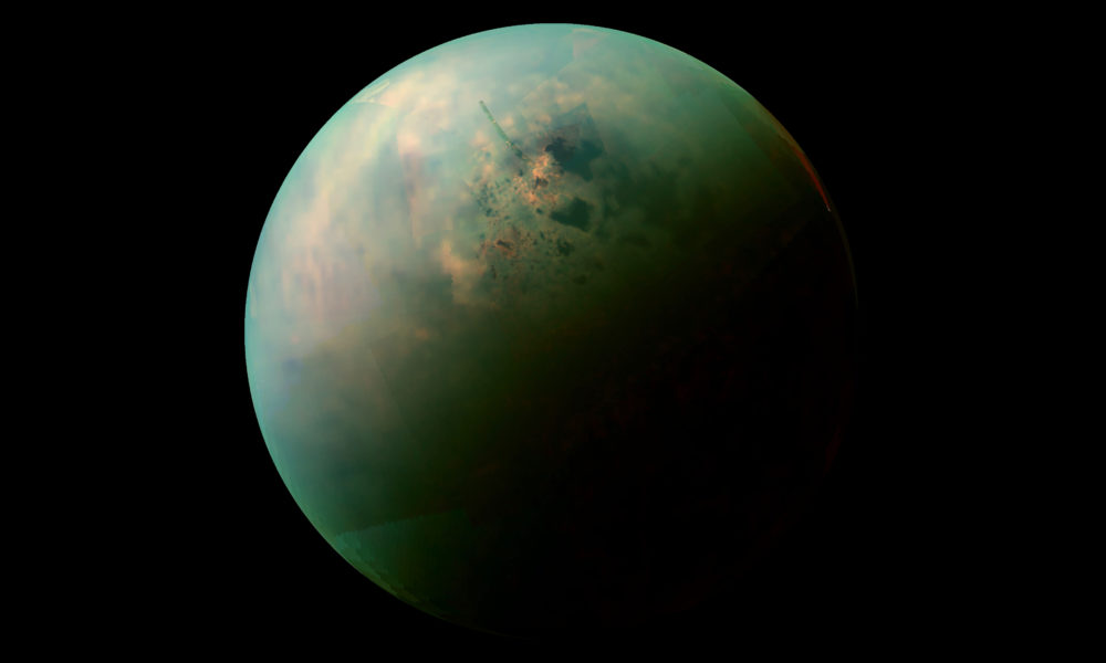Mapa Titán Luna Saturno