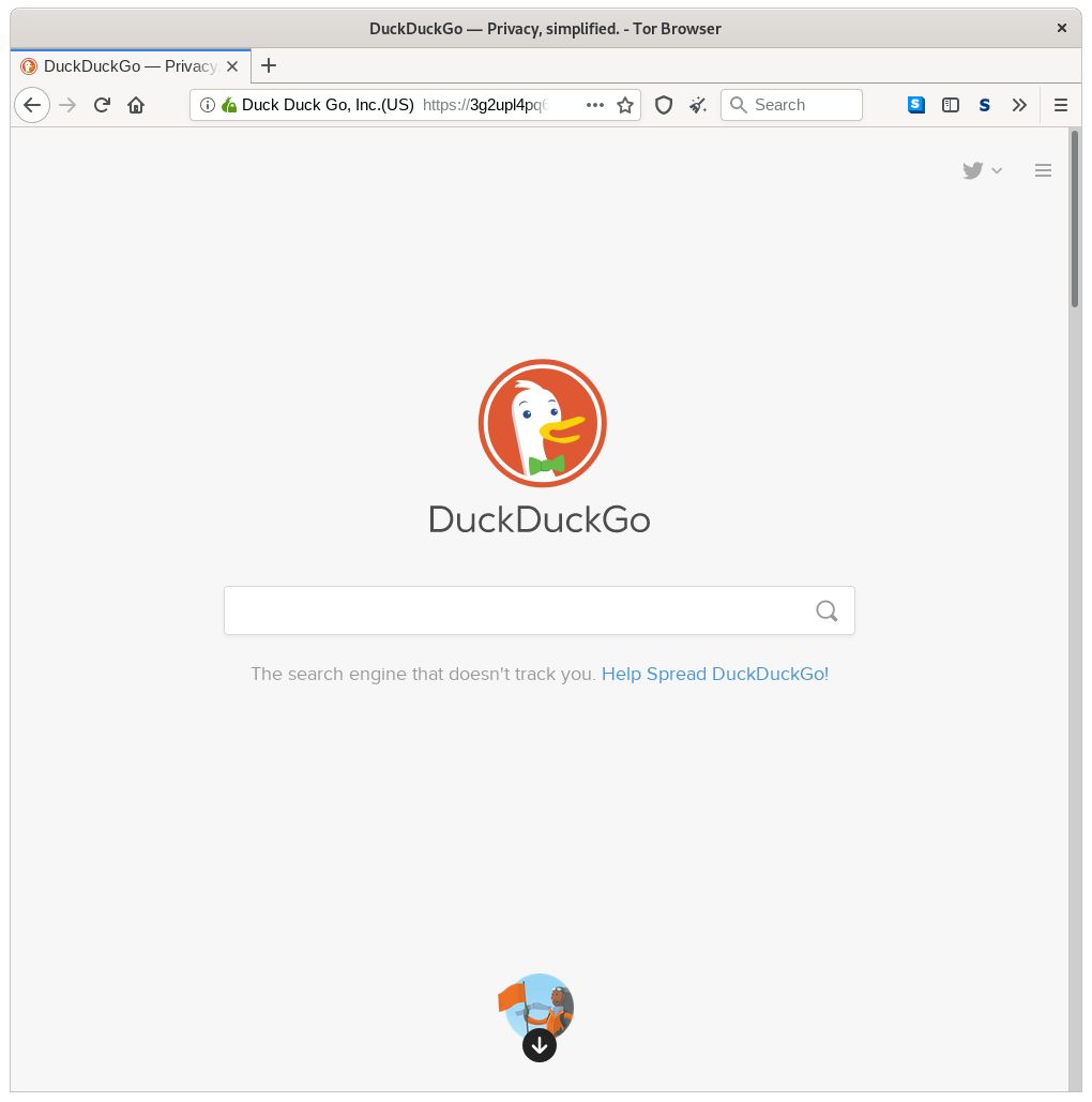 Versión de DuckDuckGo para la Dark Web
