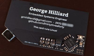 tarjeta visita ordenador Linux