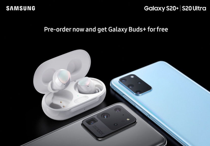 Galaxy Buds+ gratis para los Galaxy S20 Plus y Ultra