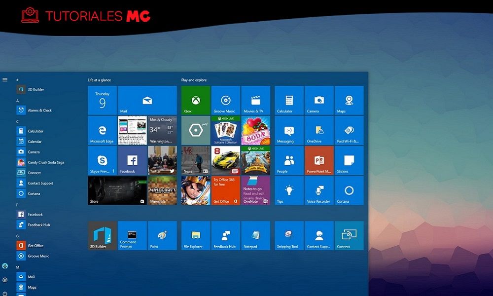 grabación de pantalla en Windows 10