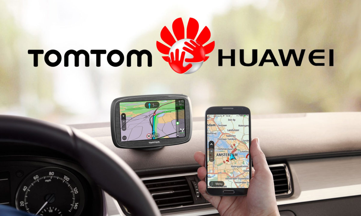 Huawei TomTom Google Maps
