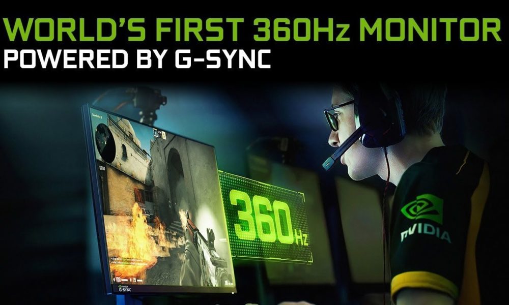 Monitor de 360Hz de NVIDIA