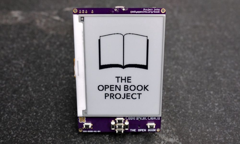 Open Book, lector de libros electrónicos con hardware y software Open Source