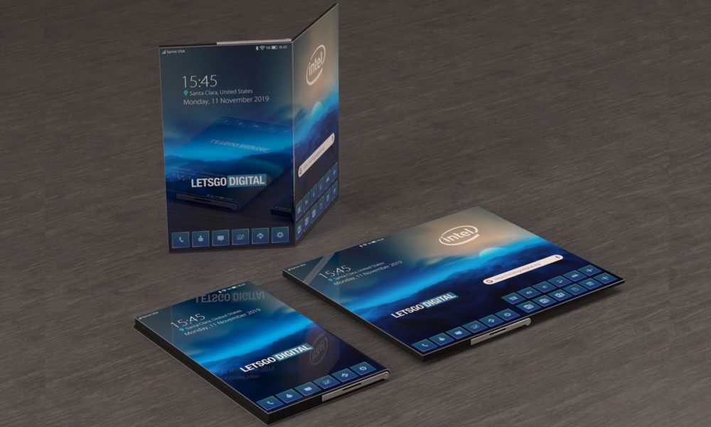 Smartphone plegable de Intel