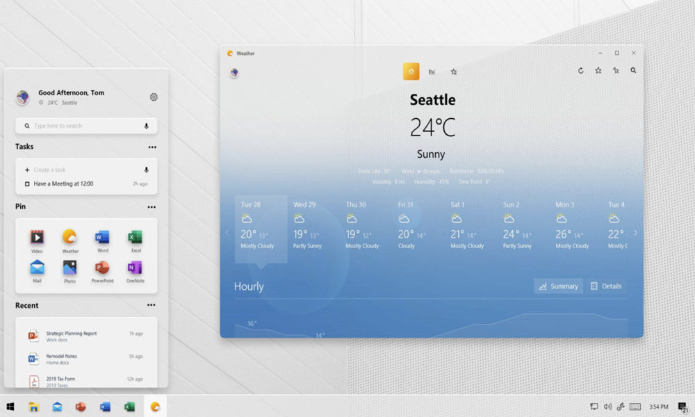 aspecto de Windows 10