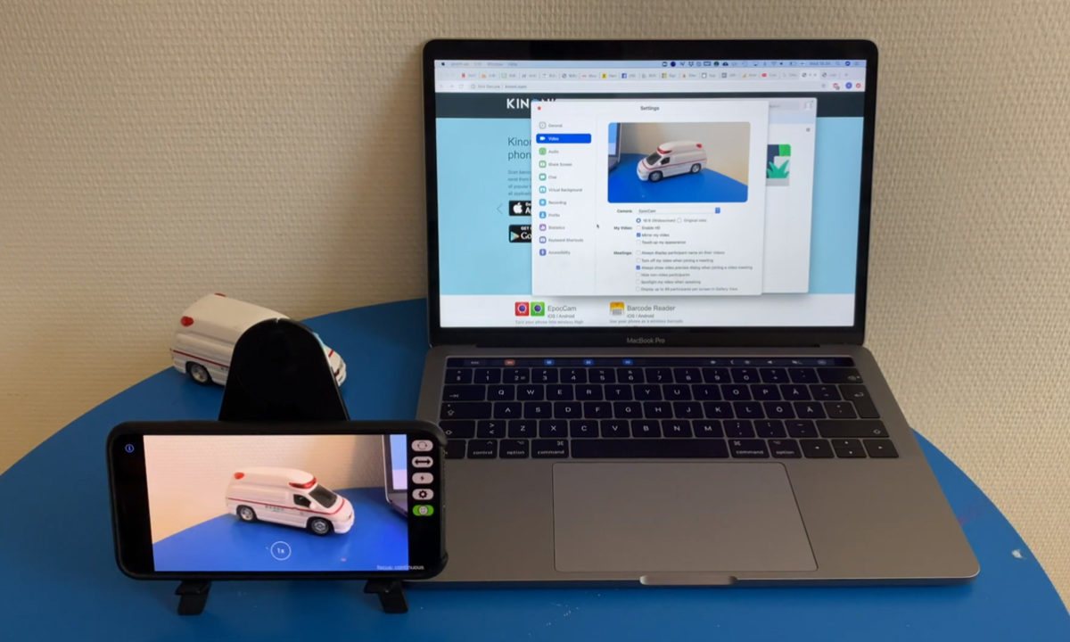 Móvil como webcam para PC