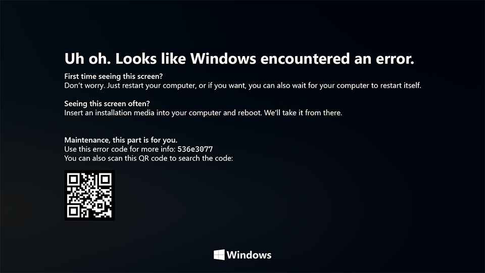 Para cuándo unas pantallas BSOD de Windows más informativas