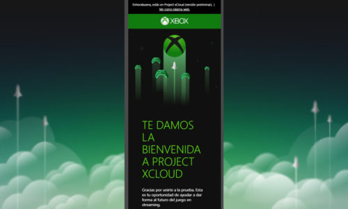 Registro Project xCloud Android Xbox