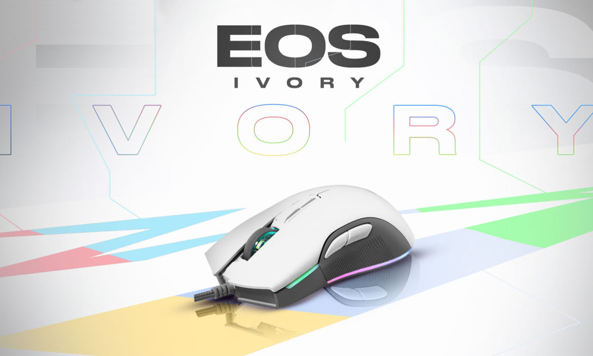 Newskill EOS Ivory Ratón Gaming Blanco