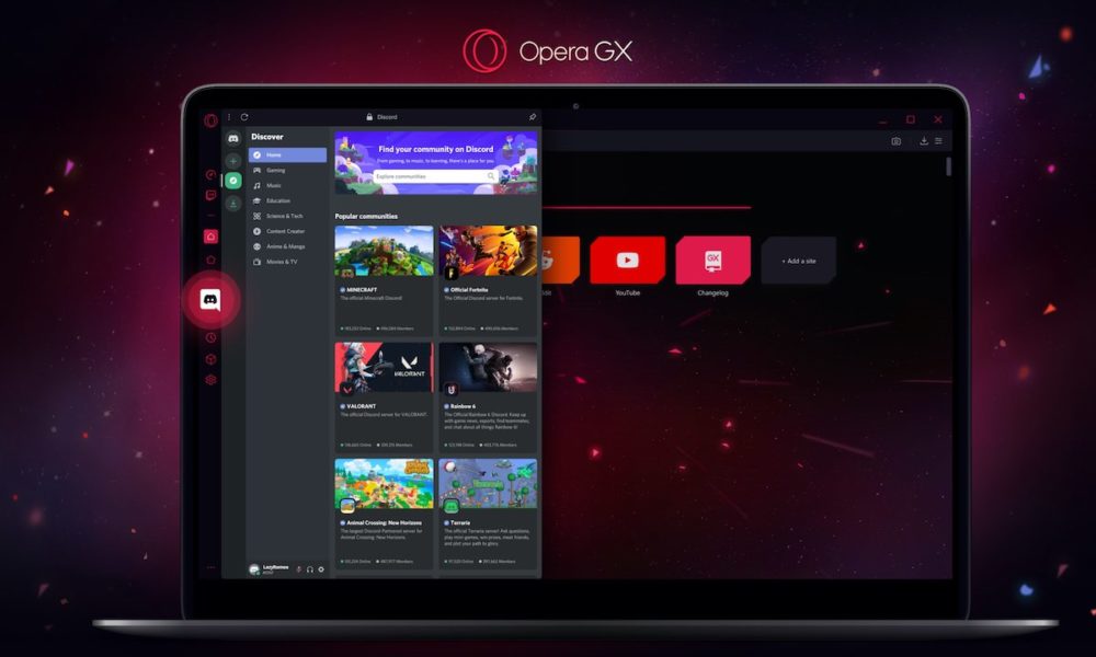 Opera GX LVL 2: Modo oscuro, Discord, ahorro de memoria...