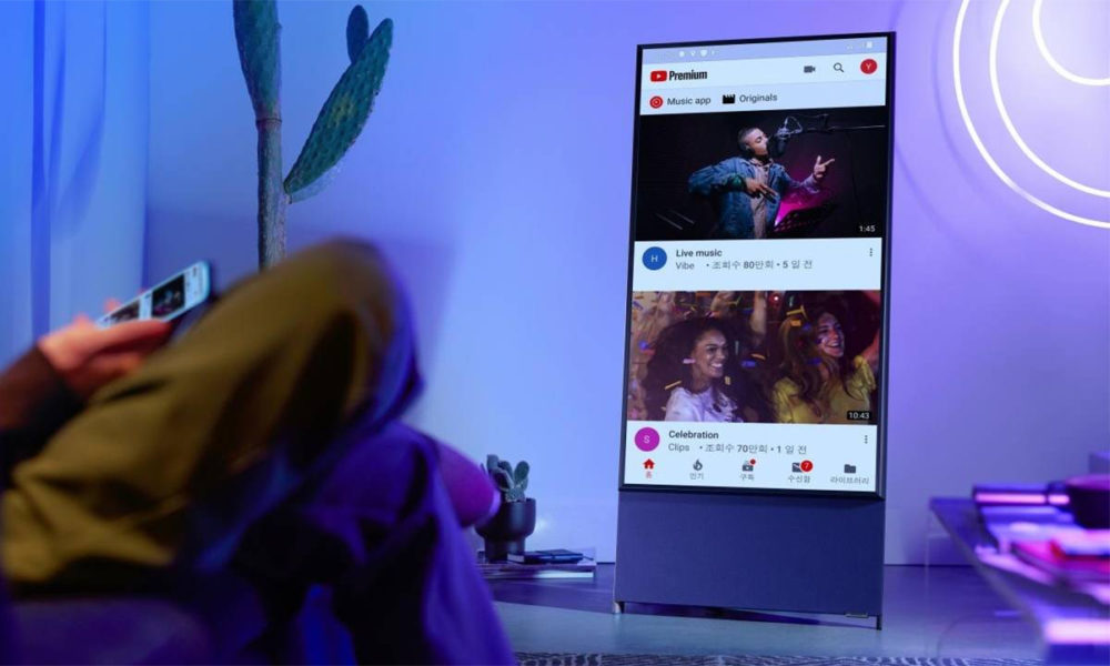 Samsung The Sero TV vertical
