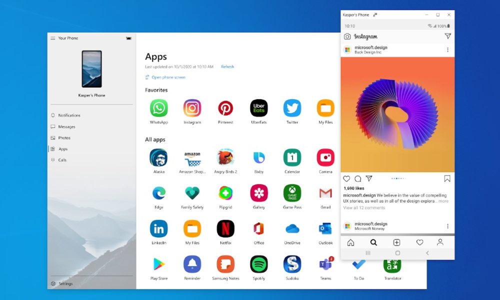 Android en Windows 10