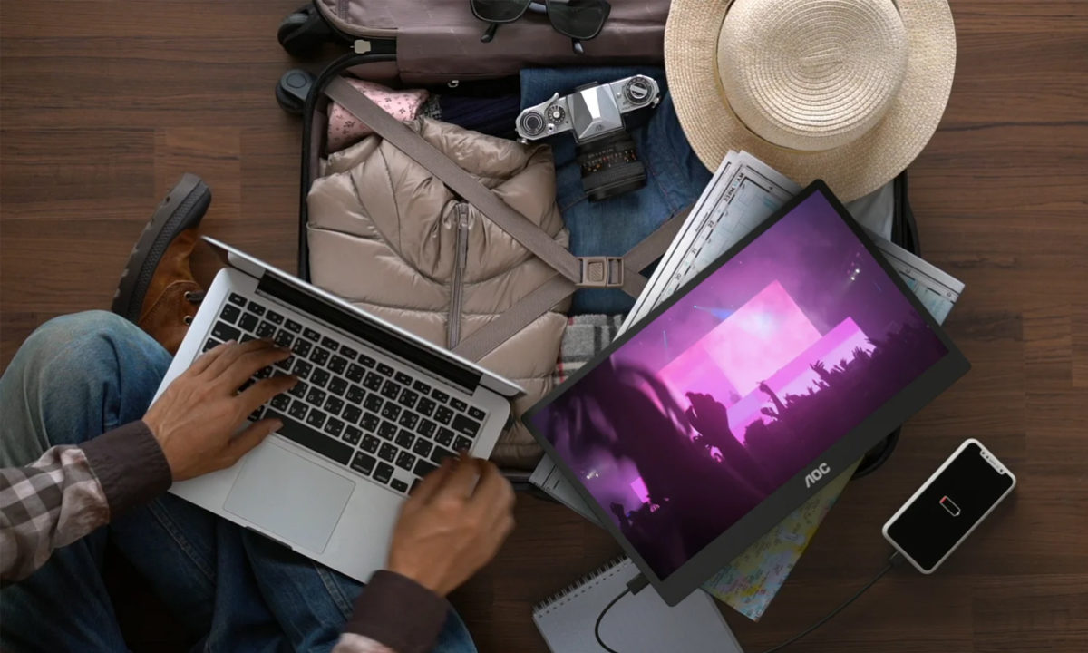 AOC 16T2 monitor portátil