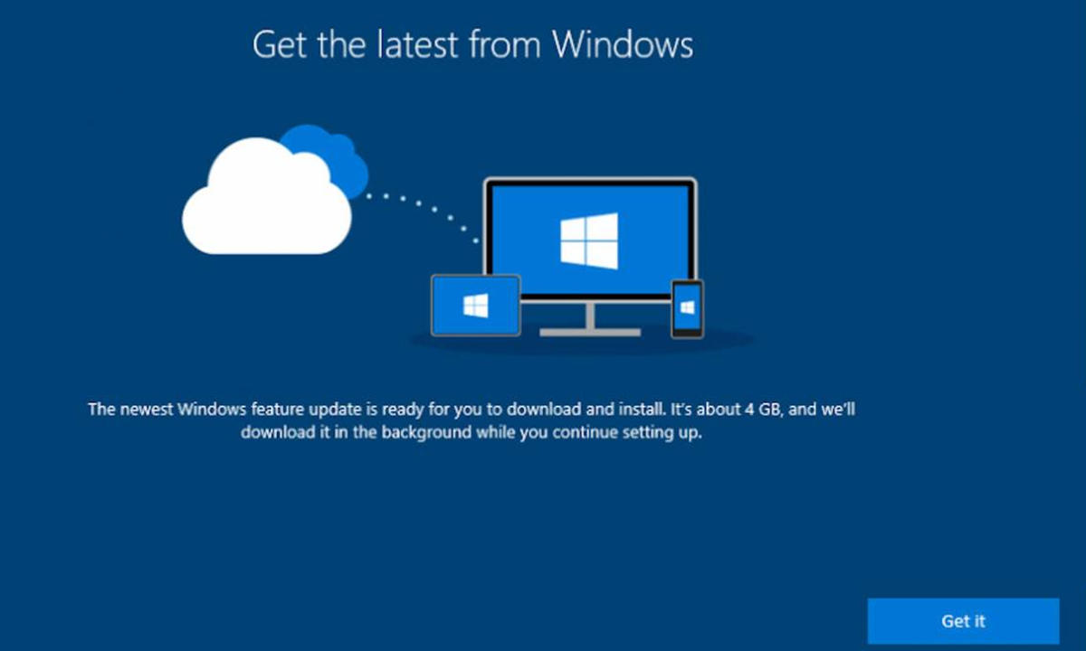 configuración inicial de Windows 10