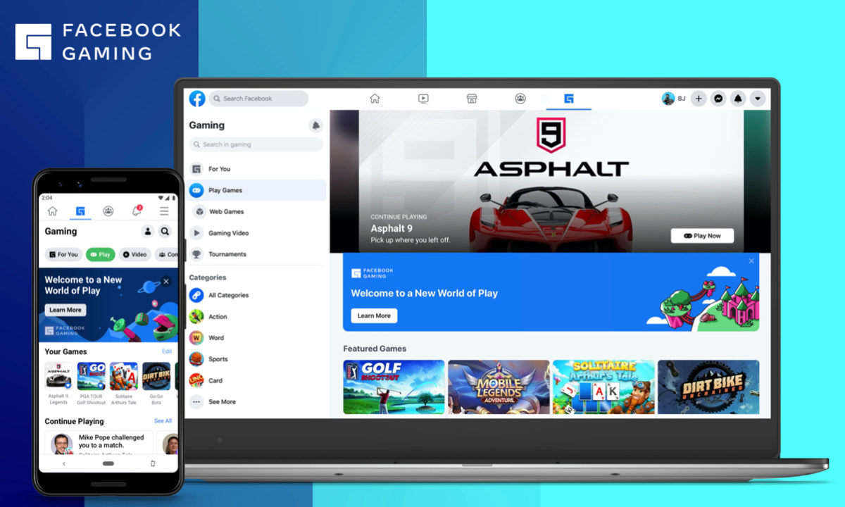 Facebook Gaming Android PC