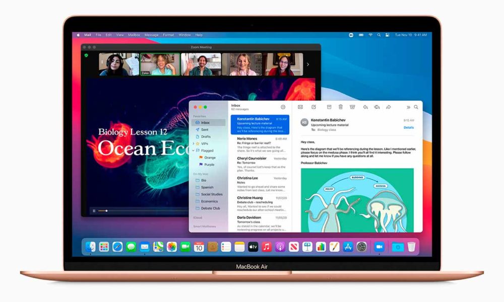 El MacBook Air con M1 es similar al modelo anterior con Intel