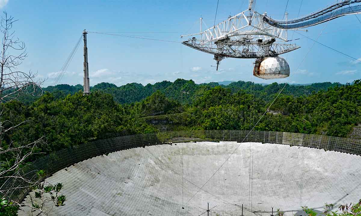 Adiós a Arecibo, el radiotelescopio más icónico ha colapsado