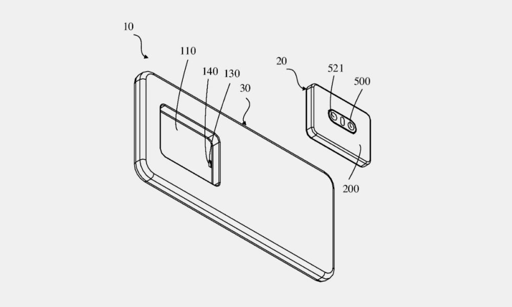 Oppo patente smartphone módulo de cámara extraíble