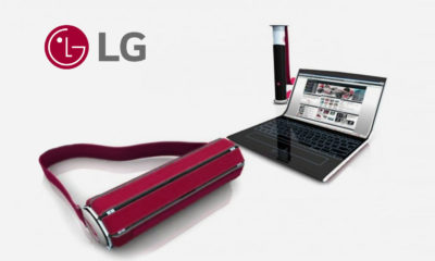LG ordenador portátil pantalla enrollable