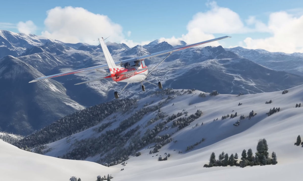 Microsoft Flight Simulator Nieve Live Weather