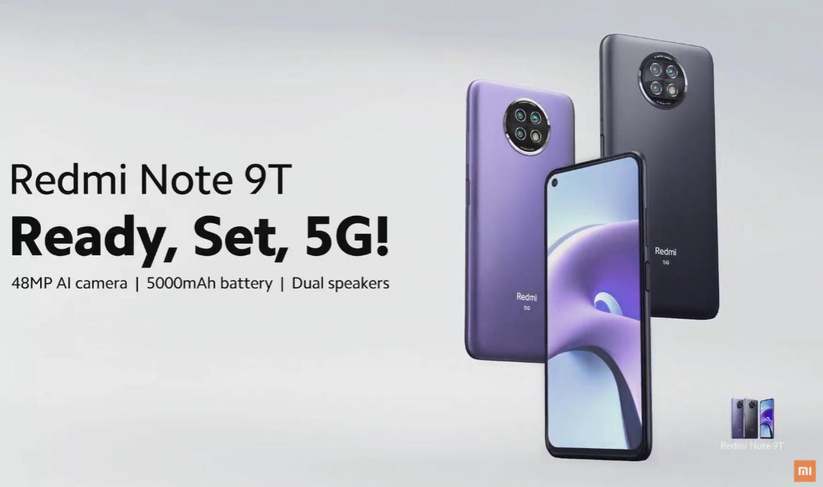 Xiaomi presents the Redmi Note 9T, at a good price and with 5G