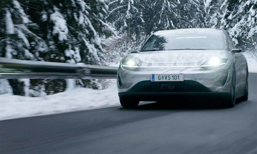 Sony muestra Vision-S, su prototipo de coche autónomo, en el CES 2021