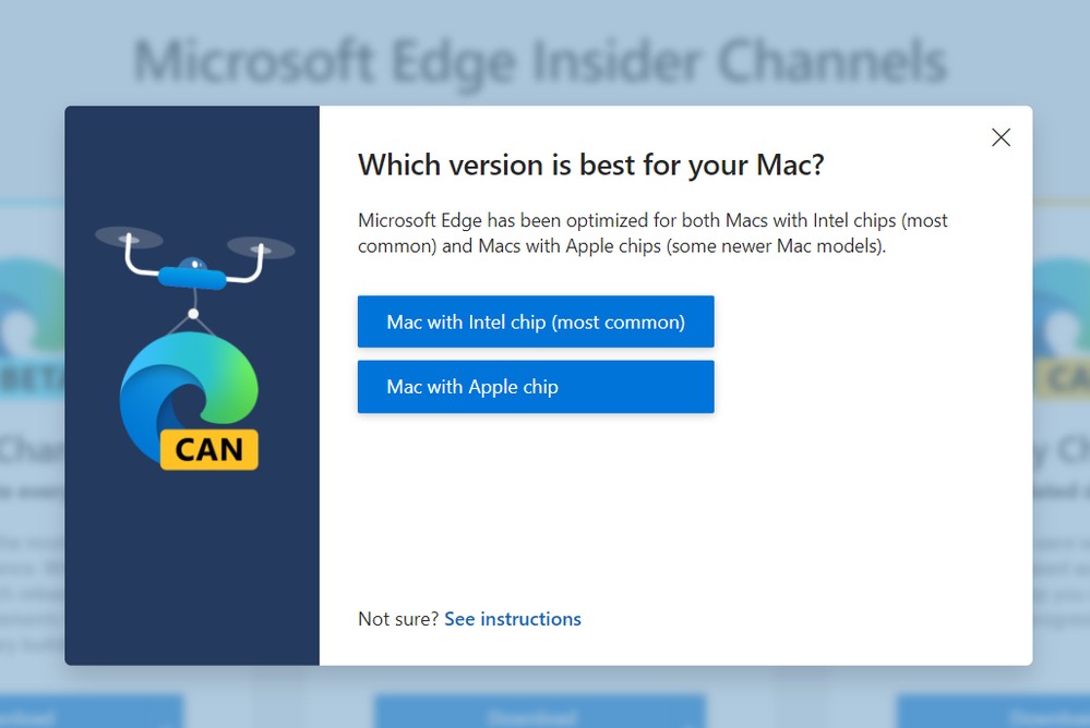 Microsoft Edge para Apple SIlicon