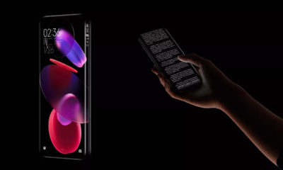 Conecpto Xiaomi smartphone pantalla de cascada completa