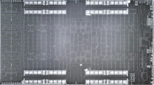 PS5 SoC Procesador fotografíado detalle