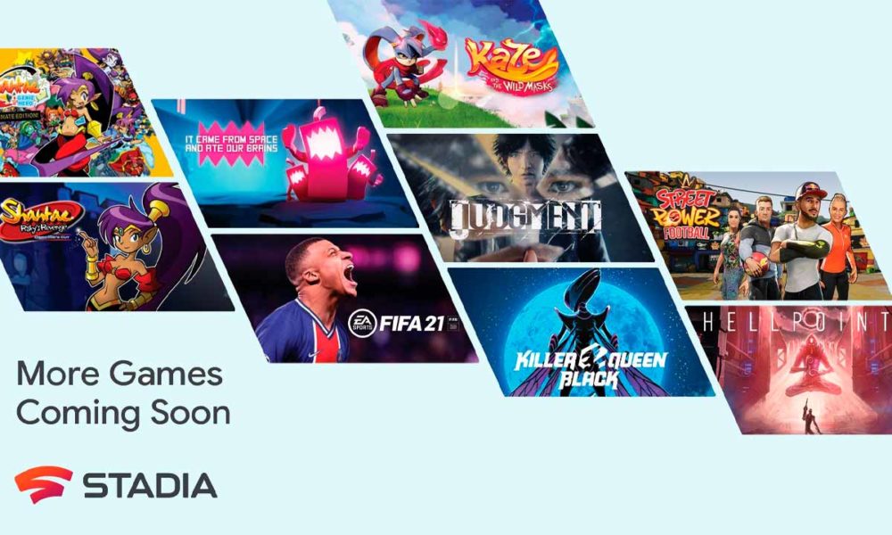 Stadia estrenará más de 100 juegos en 2021, 9 de ellos próximamente