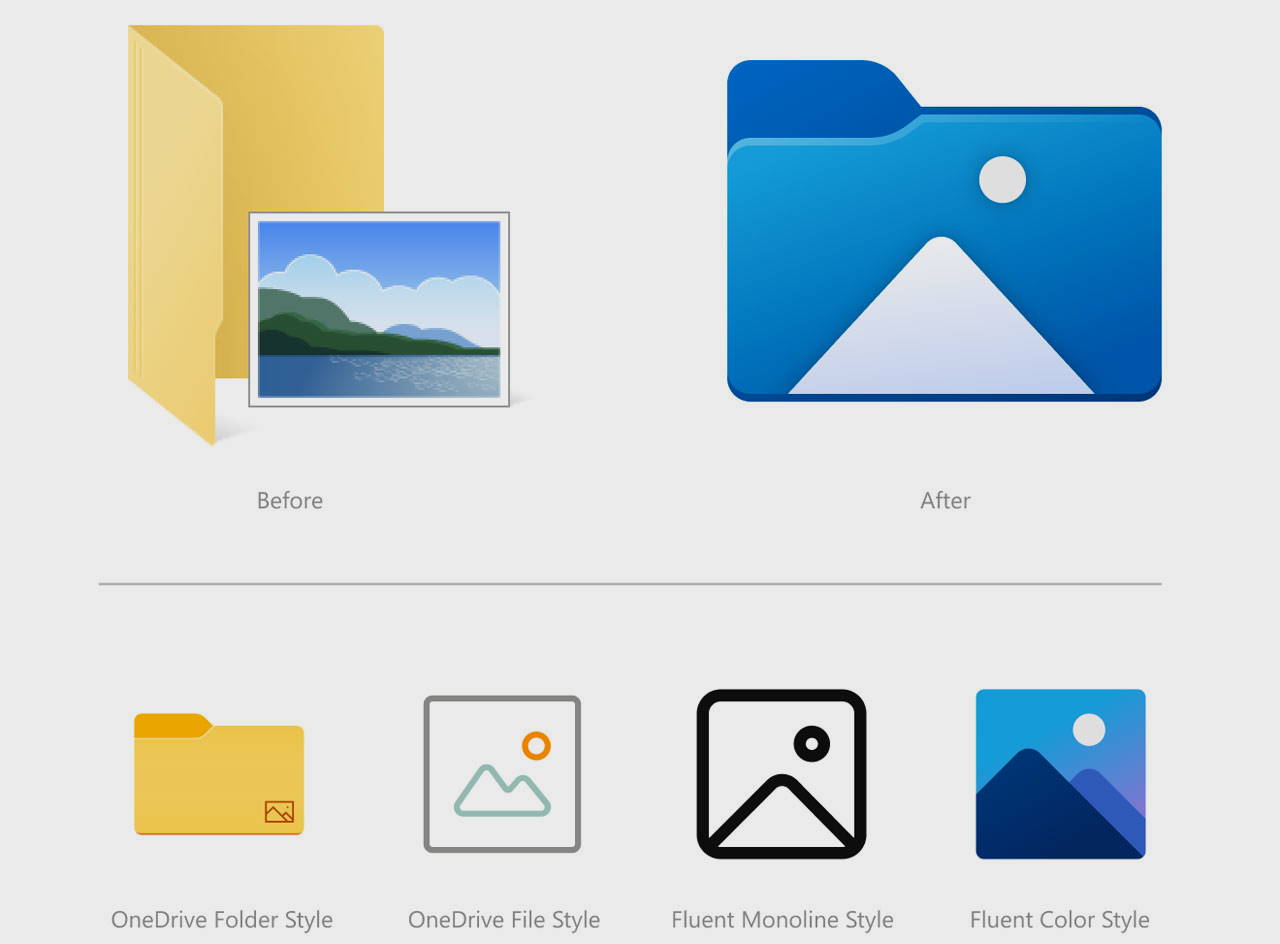 nuevos iconos Windows 10