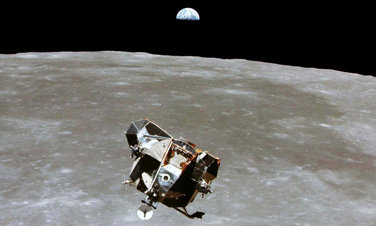 Michael Collins Apolo 11 fotografía Luna Tierra