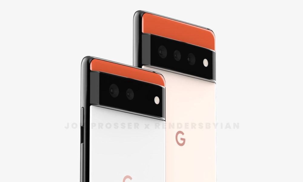 Google Pixel 6 y Pixel 6 Pro Renders